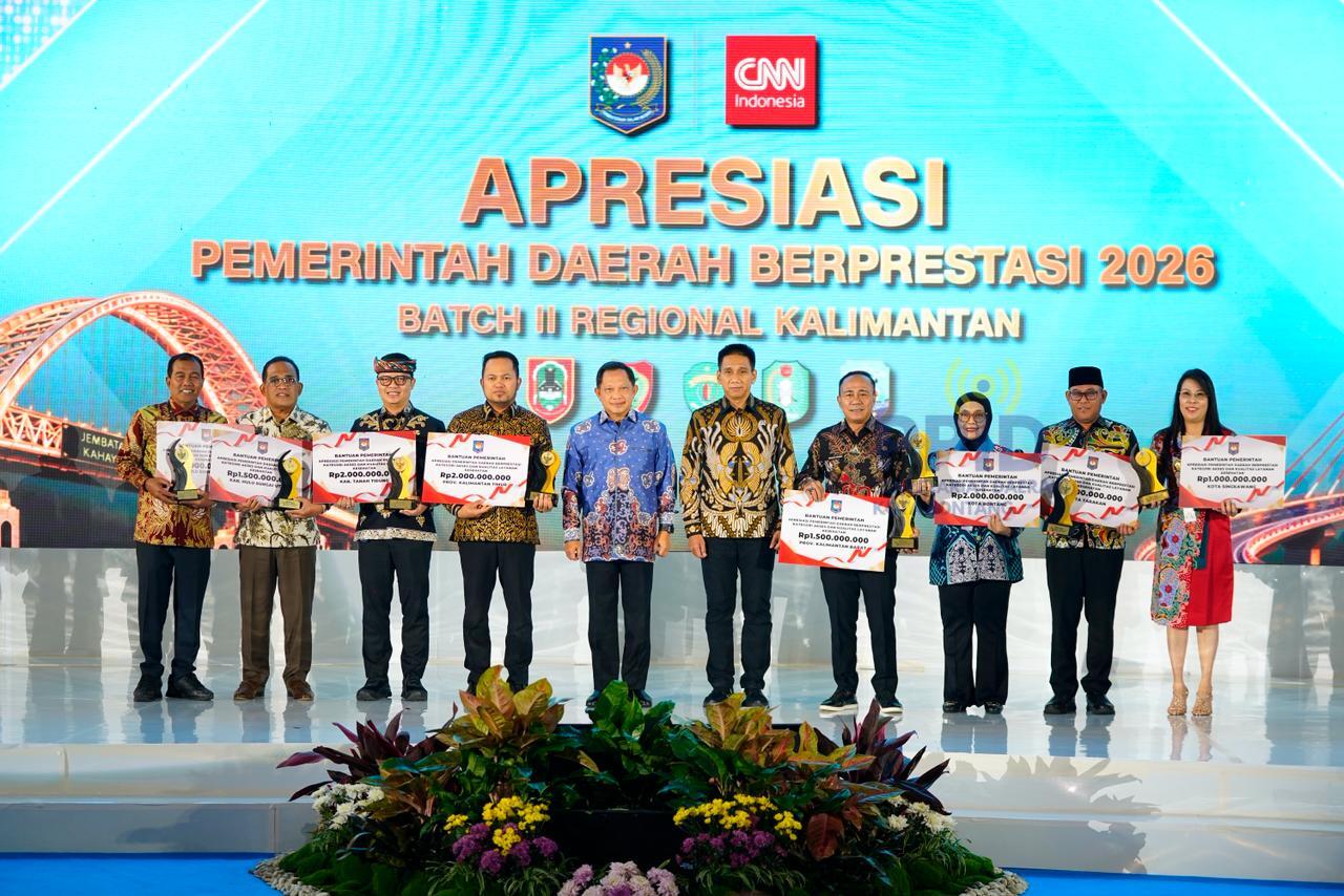 Pemerintah Kota Bontang Raih Penghargaan Sebagai Pemerintah Daerah Berprestasi 2026